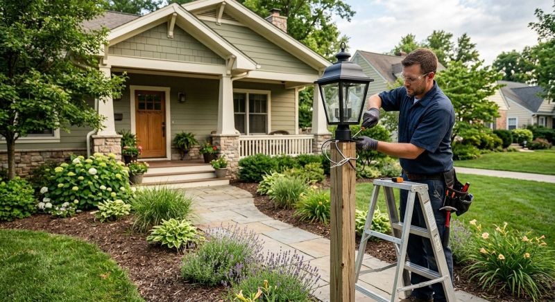Outdoor Lighting Installation in Overland Park, KS