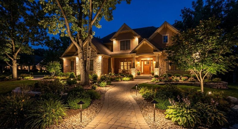 Terrace Lighting Installation in Kansas City, MO